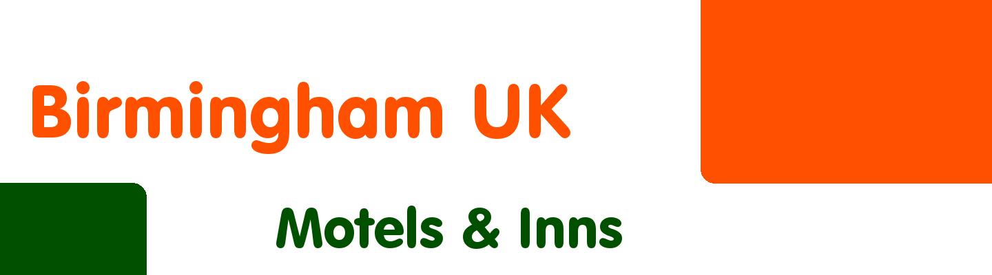 Best motels & inns in Birmingham UK - Rating & Reviews